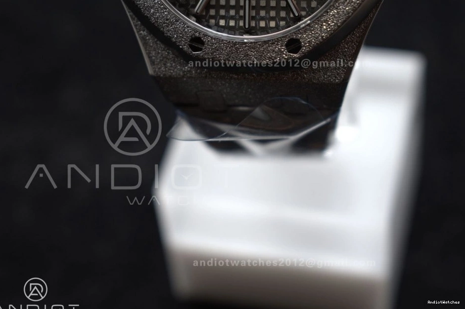 SA3120 on 1031 Edition APSF Textured 37mm 15454 Clone Grey Royal Best Dial Lightweight SS 1:1 Frosted SS Oak Bracelet Super 0219